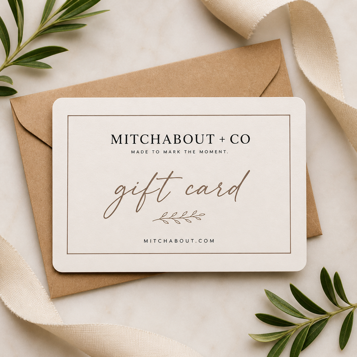 Mitchabout + Co E-Gift Card