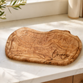Personalized Olive Wood Carving Board | Engraved Steak Board